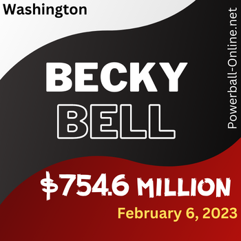 Becky Bell - Powerball Winner - 754.6 Million $