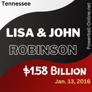 Lisa John Robinson - Powerball Winner - 1.58 Billion $